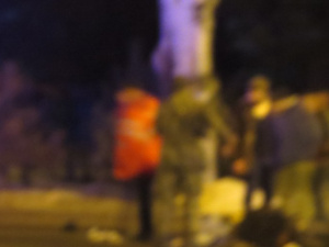 В сети появились снимки сбитого на пешеходном переходе машиной мариупольца (ФОТОФАКТ)