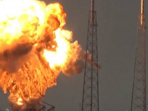 Видео со взрывом ракеты SpaceX облетело весь интернет