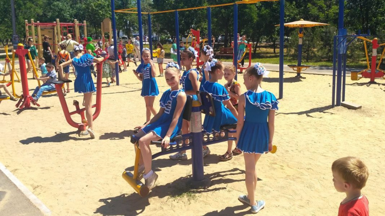 День защиты детей в парке Лепорского